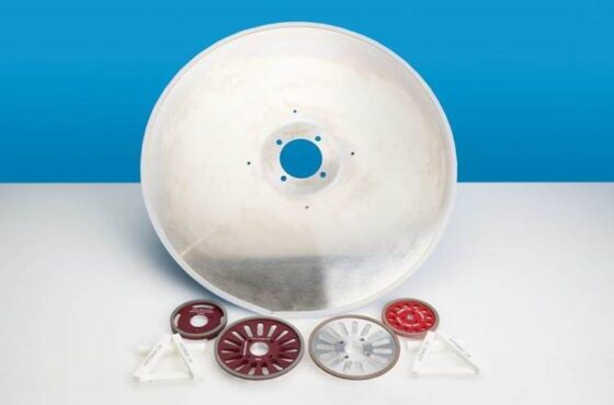 Meet The Kinetic Co’s. proprietary Ruby Red Log Saw Grindstone product line