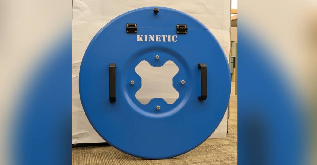 Kinetic log saw